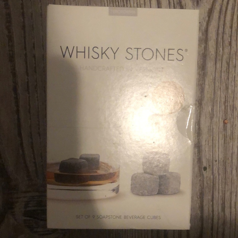 Original Whisky Stones Classic Teroforma Handcrafted Natural Soapstone Beverage